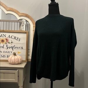 Pink Clover Forest Green Crew Neck Sweater Stitch Fix